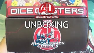 Marvel Dice Masters Age of Ultron Gravity Feed Booster Display Unboxing [upl. by Ateuqahs]