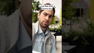 Lunch date with a finance bro… what could go wrong 📈🥃🥗 financebro finance datingtips [upl. by Albie]