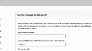 How to DeactivateMemorialize a Dead Persons Facebook Account [upl. by Sydney]