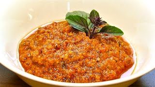 Rotes PestoPesto Rosso RezeptTomaten PestoPastasauce selber machen [upl. by Llerrej]