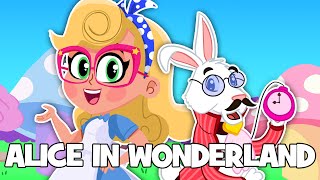 Alice in Wonderland 🐇 Cool School Cartoons for Kids [upl. by Afrika]