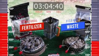 CampMaid Coconut Charcoal Burn Comparison to Generic Charcoal Brand [upl. by Jacinda]