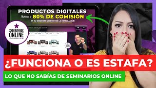 🟣⚠️¿Qué es SEMINARIOS ONLINE y cómo FUNCIONA  😱 HOTMART 2024 [upl. by Lubbi]