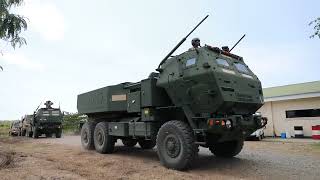 Salaknib 24  The Philippine Army operates a Rocket System the HIMARS M142 [upl. by Ballard]