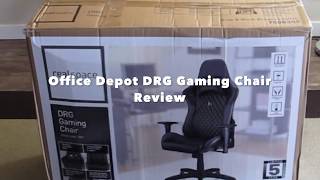 Office Depot Realspace DRG Gaming Chair Review [upl. by Maleen]