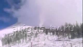 Snow tornado in cold Buryatia Russia Снежный торнадо Бурятии Россия [upl. by Sheepshanks]