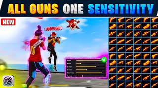 All Gun Headshot Sensitivity Setting After New OB47 Update  Free Fire Max Auto Headshot Sensitivity [upl. by Hsitirb909]