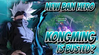 Kongming Satoru Gojo is Unstoppable  New Hero To Ban in Rank  Honor of Kings  HoK [upl. by Anitsugua292]