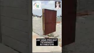 Readymade RCC boundary wall  7974856051 concrete compund wall precast rccconcrete construction [upl. by Raddi]