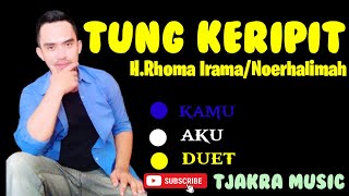 TUNG KERIPIT  KARAOKE  TANPA VOKAL WANITA  COVER  HRHOMA IRAMA FEAT NOERHALIMAH [upl. by Dubenko]