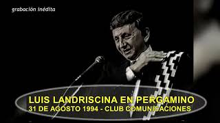 Luis Landriscina en vivo en Pergamino 1994 [upl. by Adrea]