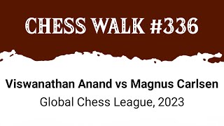 Viswanathan Anand vs Magnus Carlsen • Global Chess League 2023 [upl. by Loferski]