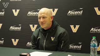 Vanderbilt Football vs Tennessee  Postgame Press Conference [upl. by Nauqan]