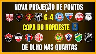 COPA DO NORDESTE  Nova PROJEÇÃO de PONTOS [upl. by Weig]