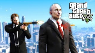 ПРИВЕТ ПРЕЗИДЕНТ В ГТА 5 МОДЫ БОМЖ ПОКУШЕНИЕ ЗА 5000 ОБЗОР МОДА В GTA 5 ИГРЫ ГТА ВИДЕО MODS [upl. by Doowle450]