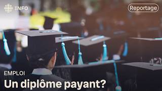 Lavantage salarial dun diplôme universitaire ne convainc pas tout le monde [upl. by Simah]