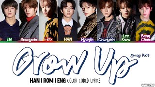 OT8 VER Stray Kids 스트레이 키즈  Grow Up 잘 하고 있어 Color Coded HanRomEng Lyrics [upl. by Orth793]