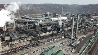 US Steel Coke plant in Clairton Pennsylvania [upl. by Novyar]