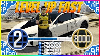 INSANE THIS IS NOW THE FASTEST WAY TO LEVEL UP IN GTA 5 ONLINE LEVEL IN A DAY RP GLITCH [upl. by Rehtae839]