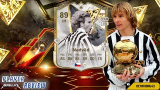 EL TIRO POTENTE  LAS 5 DE PM SON UNA LOCURA REVIEW DE PAVEL NEDVED 89 ICON CENTURIONS EN EAFC25UT [upl. by Abdu]