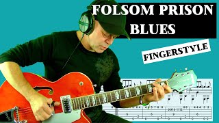 Folsom Prison Blues Gitarre Fingerstyle [upl. by Prisca]