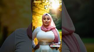 Curvy PlusSize Hijab Girl in Stylish Outfit  AI Model Look Book virtualinfluencer virtualmodel [upl. by Bronnie]