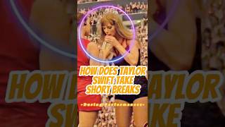 How Does Taylor Swift Take Short Breaks During Her Performances taylorswift celebrity [upl. by Ahsinahs]