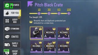 I Opened the Pitch Black Crate 100 Times and still didnt get the Roze Skin [upl. by Ttimme]