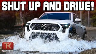 Watch the 2024 Toyota Tacoma TRD OffRoad Tackle Water Logged Trails [upl. by Avron510]