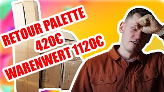 1120€ Retour Palette für 430€ gekauft aber lohnt sich das wirklich [upl. by Weatherley]