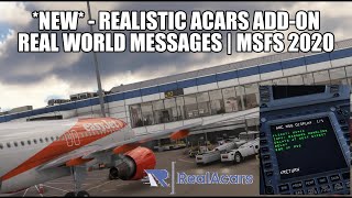 New Realistic ACARS Addon Systems for MSFS 2020  Live Real World Infomation [upl. by Dranel]