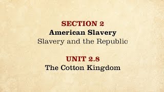 MOOC  The Cotton Kingdom  The Civil War and Reconstruction 18501861  128 [upl. by Kcim433]