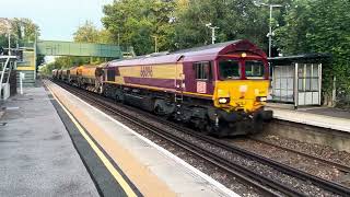 66066  66096 6N60 Hoo Junction Up Yard to Polegate  Nutfield Surrey 17th June 2024 [upl. by Waal]