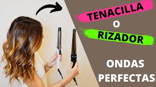 ✔ COMO hacer ONDAS o RIZOS con Tenacillas o Rizador  ONDAS SURFERAS o DEFINIDAS en 3 PASOS [upl. by Annissa717]