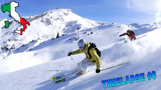 4 MINUTES AND 29 SECONDS OF SKIING IN CIVETTA ITALY TIMELAPSE6 [upl. by Altaf]