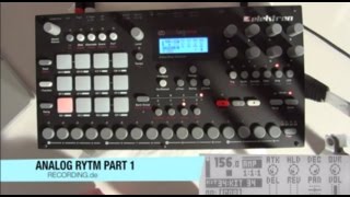 Demo Elektron Analog Rytm Part 1 GERMAN [upl. by Cleveland]