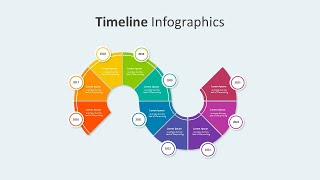 Timeline Infographic Template PowerPoint Free Download [upl. by Assela]