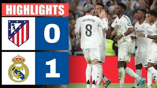 🔴 Resumen  Atlético de Madrid vs Real Madrid 0  1  HIGHLIGHTS  LaLiga 202425 [upl. by Birdie]