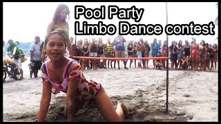 Limbo dance at pool party in Subic  philippines [upl. by Galatea730]