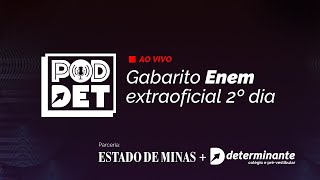 PodDet  Enem 2º dia Gabarito extraoficial [upl. by Nadoj]