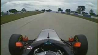 Star Mazda  Billy Goshen onboard lap Sebring March 17th 2009 [upl. by O'Callaghan]