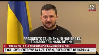 Exclusivo entrevista a Zelenski presidente de Ucrania [upl. by Bentlee]