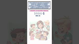 Cómo resolver problemas de fracciones muy fácil y sin complicaciones fracciones [upl. by Roleat]