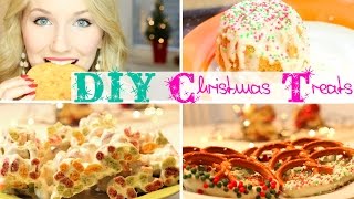 4 SCHNELLE amp Leckere Rezepte für Weihnachten  DIY Christmas Treats [upl. by Ecnaret334]