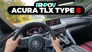 PRNPOV 2024 Acura TLX Type S  Driving Exhaust Performance Review [upl. by Eanehs797]