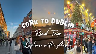 Cork to Dublin Road Trip  Dublin City view  Indian Street Food  Portal De Dublin  The Spire [upl. by Ezekiel157]