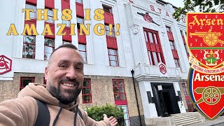 WOW 😮 EXPLORING THE OLD HIGHBURY STADIUM  Arsenal Football Club [upl. by Strepphon]