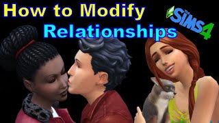 How to Cheat to Modify Relationships Between Sims and Pets [upl. by Finbar]