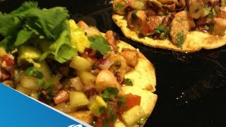 Tostadas de Camarón con Pulpo [upl. by Nosned849]