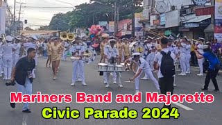 Mariners Band and Majorette exhibition at Civic Parade 2024 [upl. by Elana]